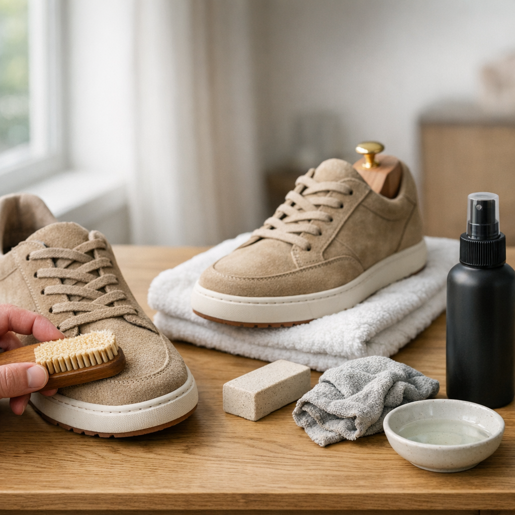 Suède sneakers schoonmaken - Complete gids | Hypedpair