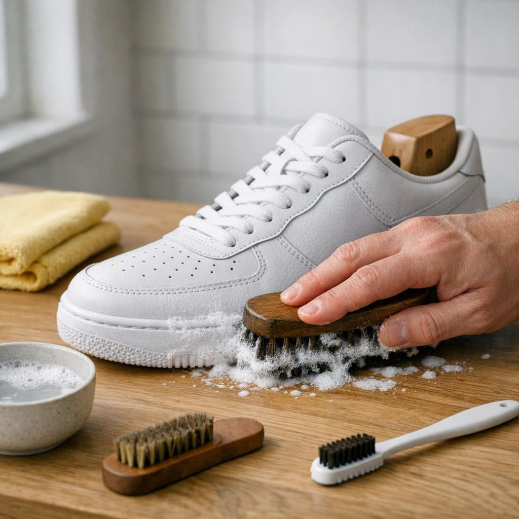 sneakers what to use to clean white air force ones