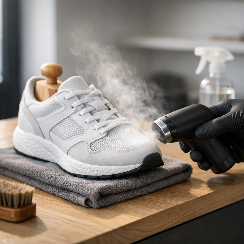 Sneakers stoomreinigen - zo doe je het veilig