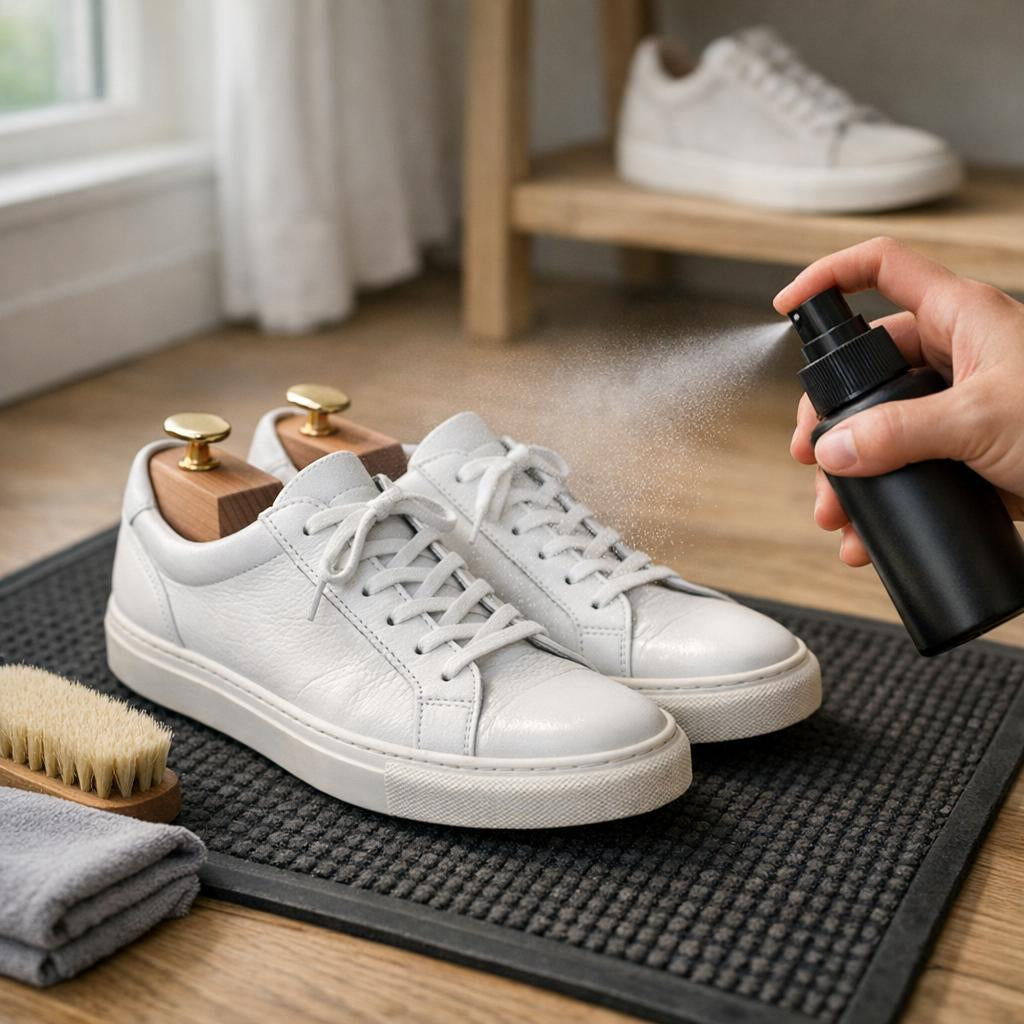 Witte sneakers onderhouden en beschermen - Hypedpair