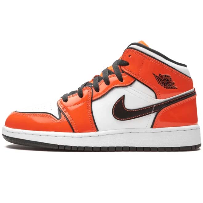 Jordan 1 Mid Turf Orange GS