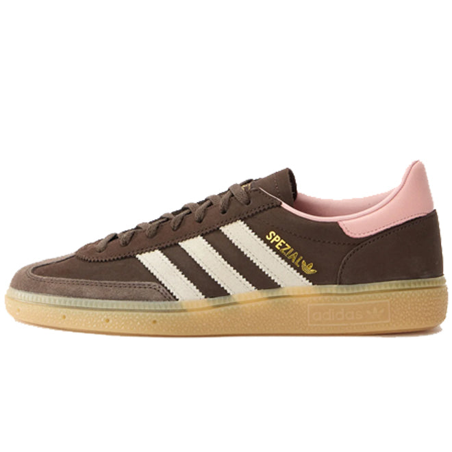 Adidas Handball Spezial Dark Brown Wonder Mauve front view sneaker