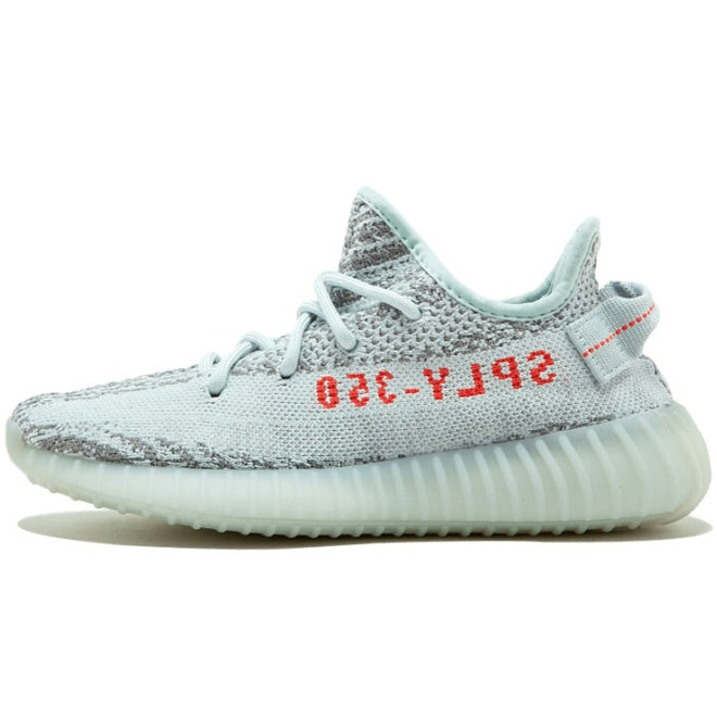 Adidas Yeezy Boost 350 Blue Tint front view sneaker