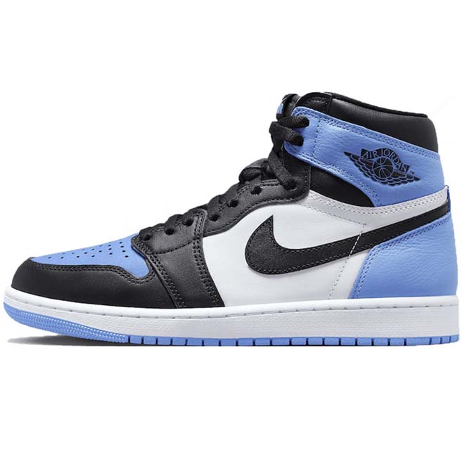 Air Jordan 1 Retro High OG UNC Toe front view sneaker