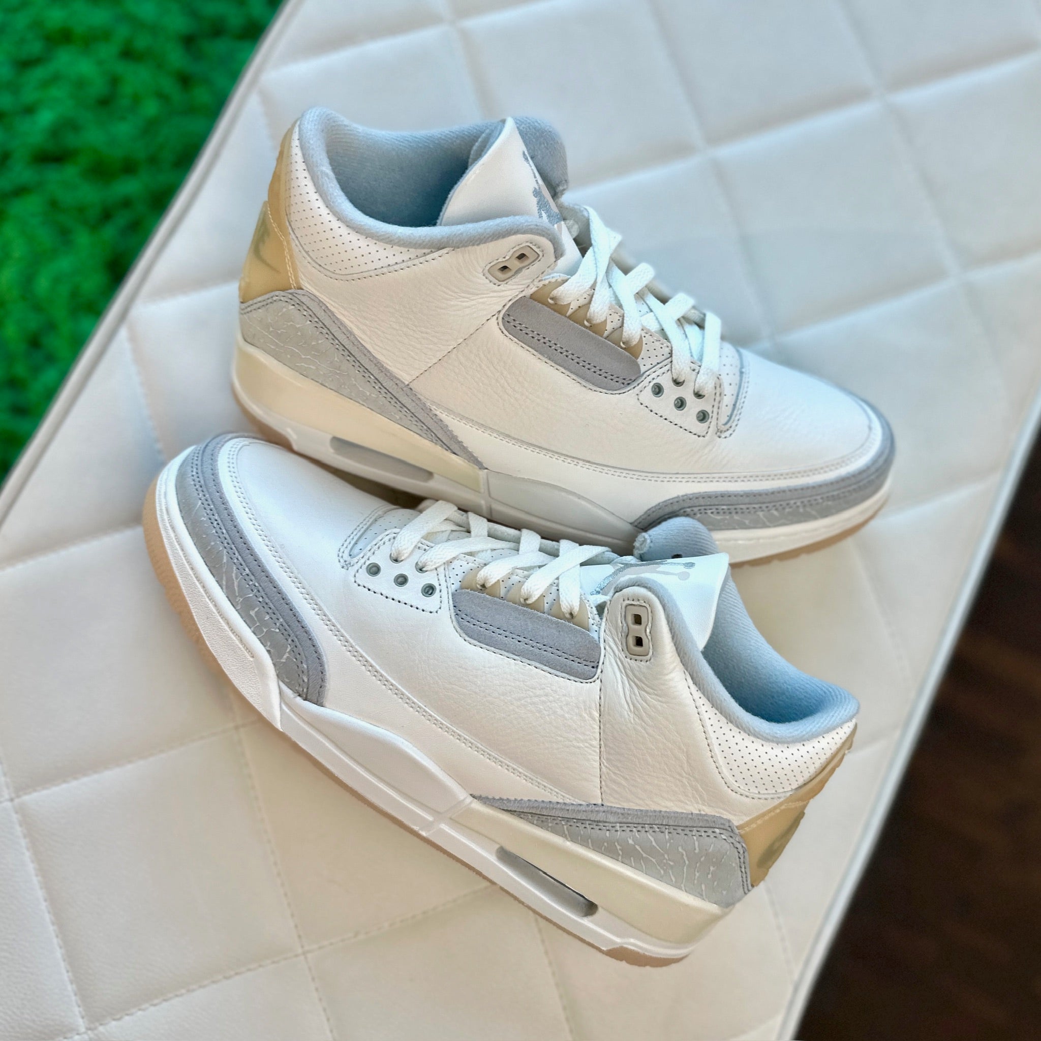 Air Jordan 3 Craft Ivory sneaker in-store real life