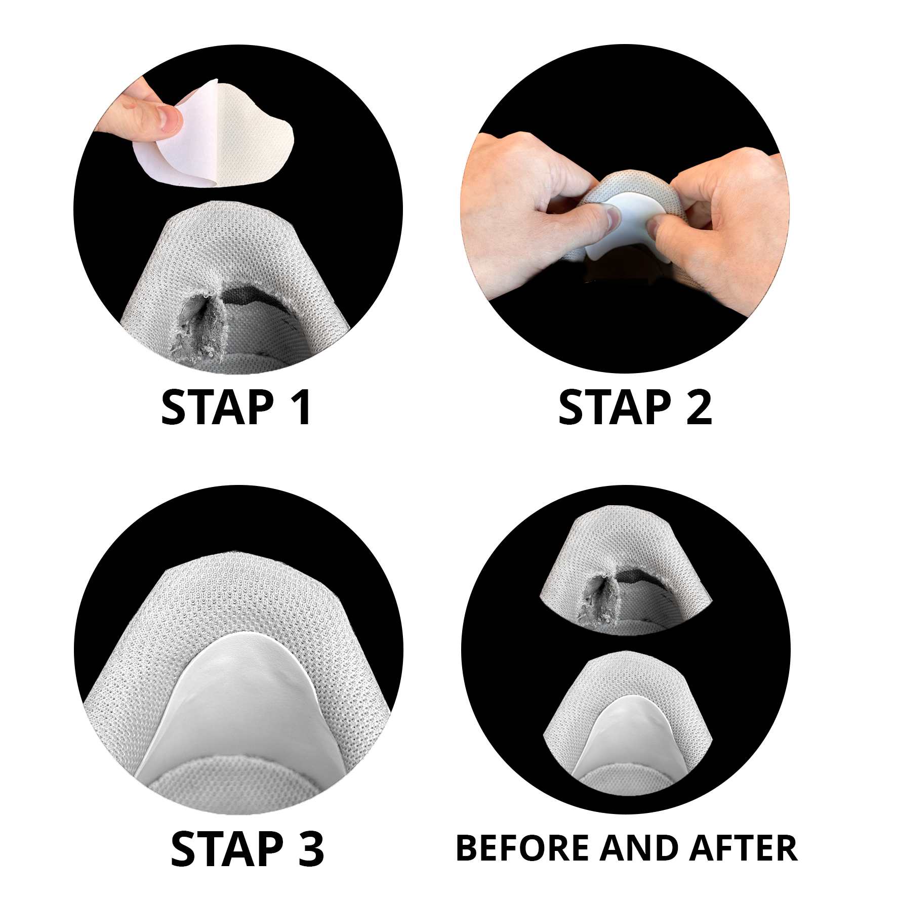 before and after pads 2 sets 4 stuks premium kwaliteit 3