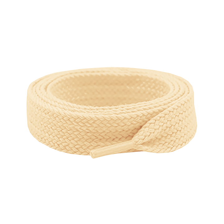 Brede veters beige Adidas Campus replacement laces front view