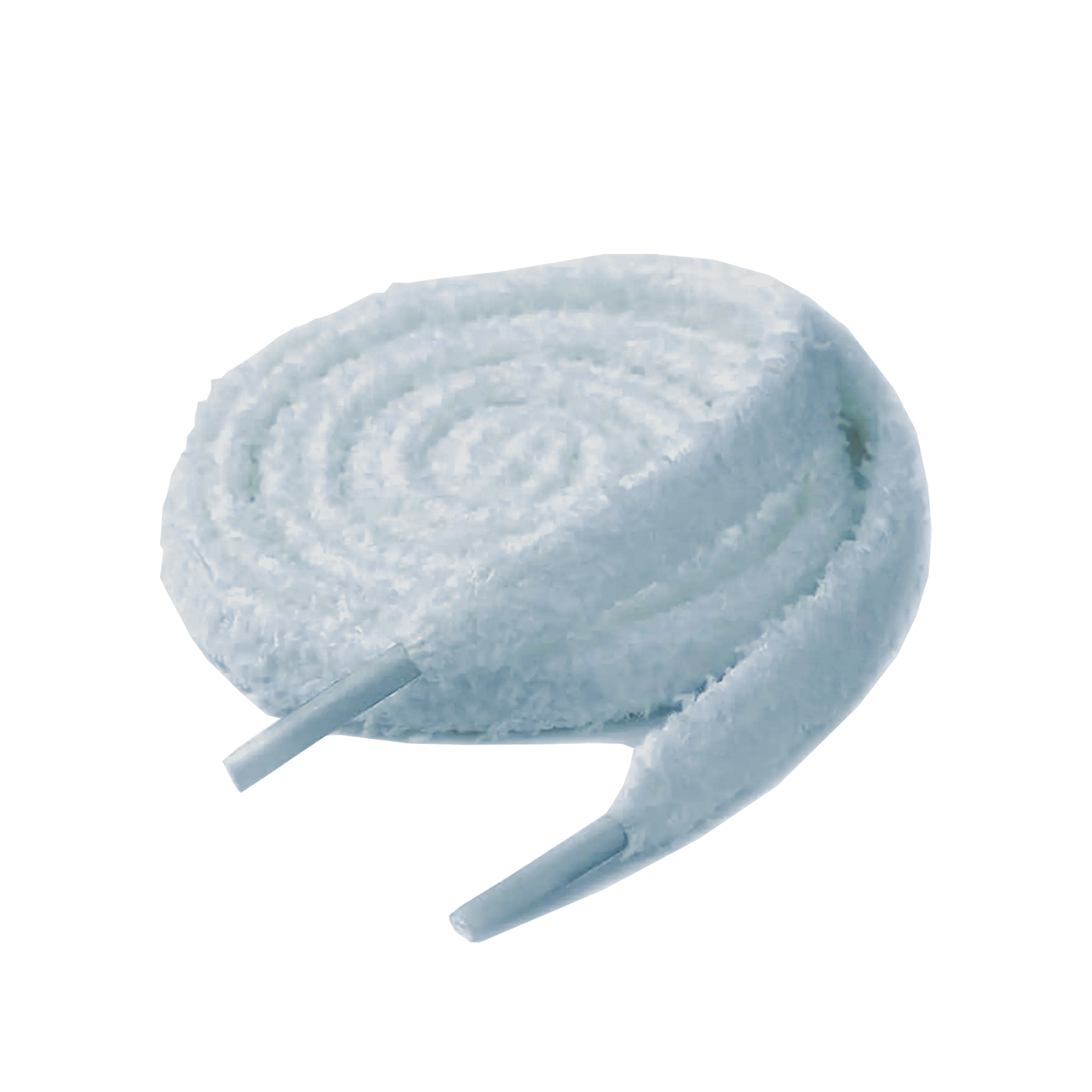 Fluffy lichtblauwe veters premium kwaliteit zachte dikke schoenveters voor sneakers