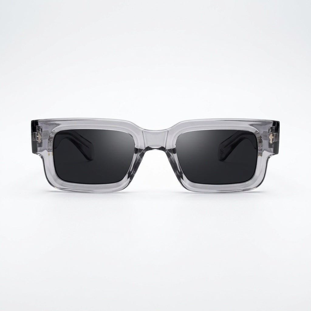 Hypedpair zonnebril transparant front view sunglasses