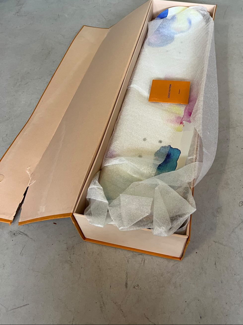 Louis Vuitton Watercolor skateboard met originele doos compleet set