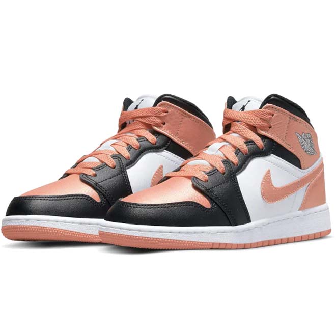 Air Jordan 1 Mid Light Madder Root GS