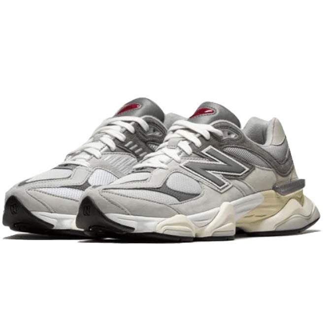 New Balance 9060 Rain Cloud Grey sneaker zijkant
