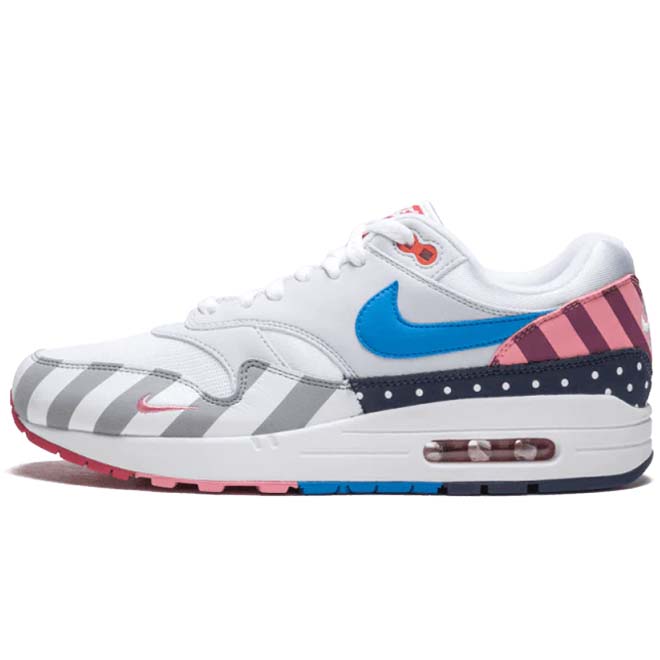 Nike Air Max 1 Parra 2018 front view sneaker multicolor patroon