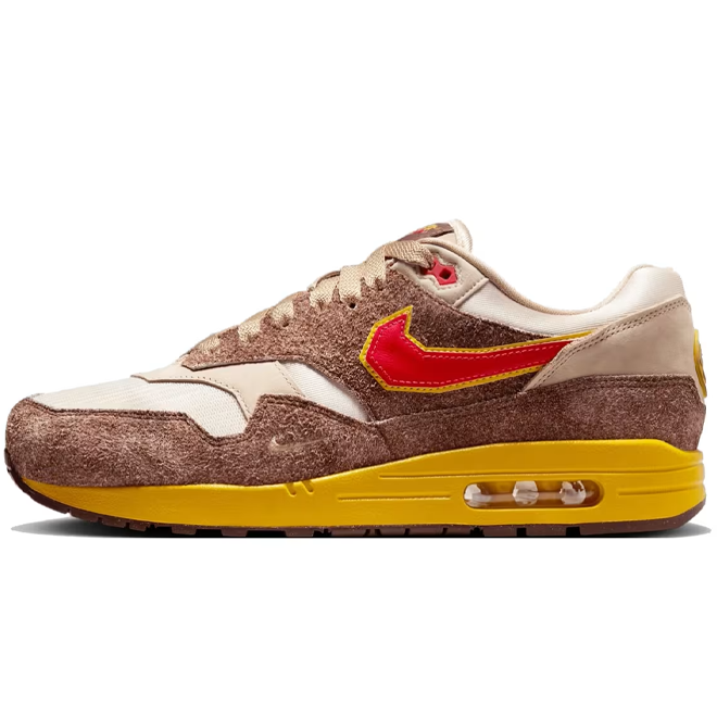 Nike Air Max 1 SWOOSH Low Poly Big Head Origins front view sneaker