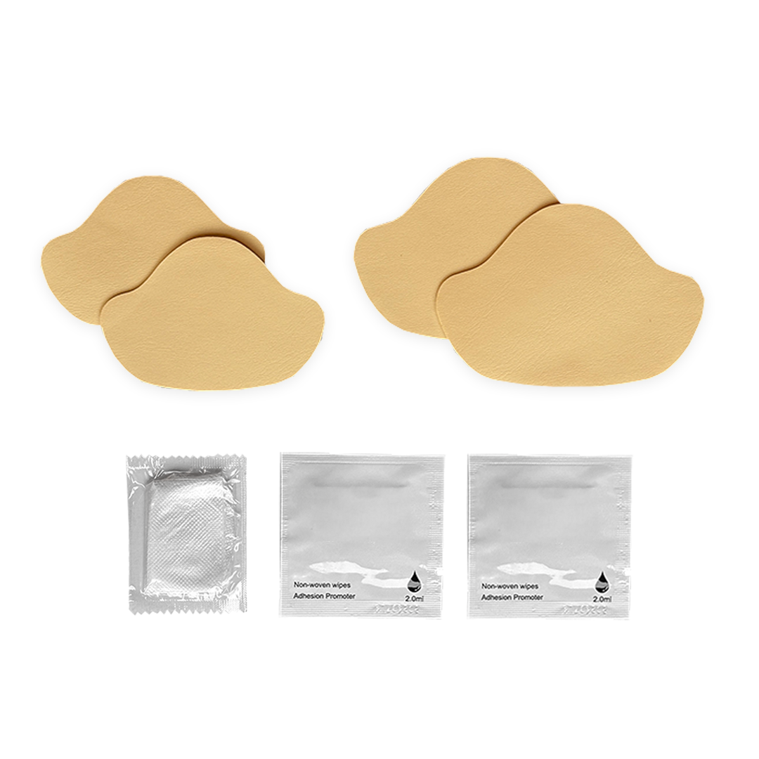 Beige schoen hiel reparatie pads 2 sets 4 stuks premium kwaliteit