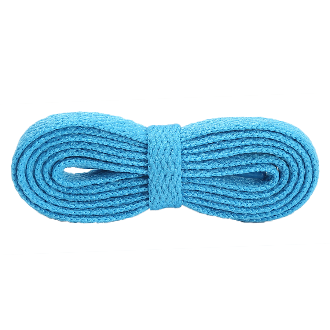 Sneaker veters blauw premium kwaliteit front view vervangende veters