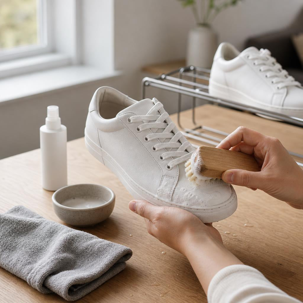 Sneakers poetsen: zo maak je ze veilig schoon | Hypedpair