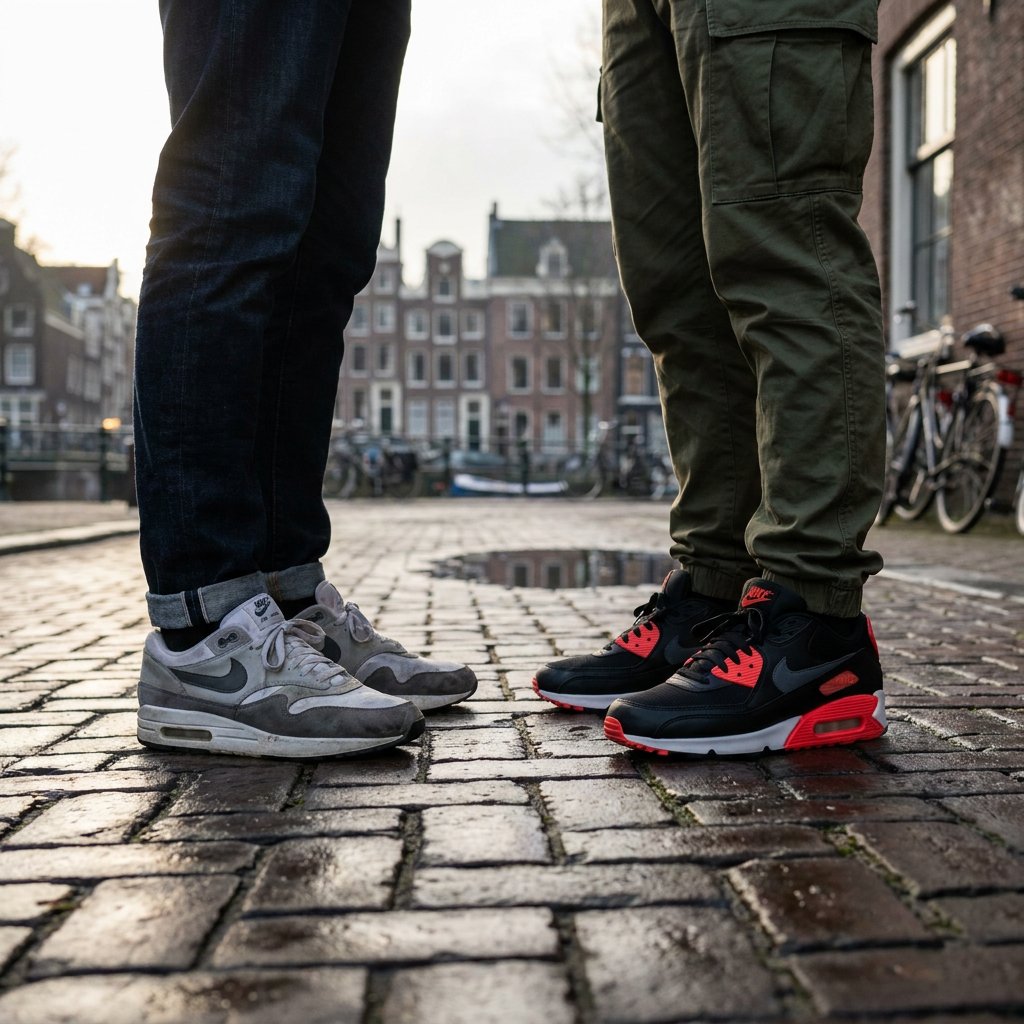 Verschil Nike Air Max 1 en Air Max 90