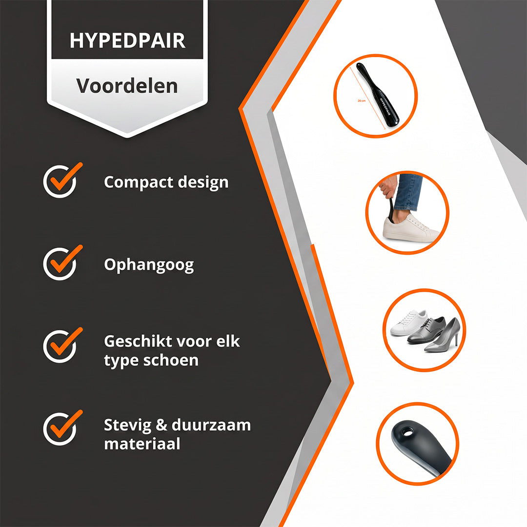 Schoenlepel voordelen geschickt voor elk type schoen schoentrekker Hypedpair