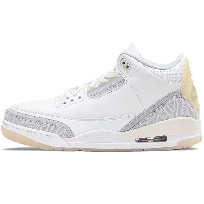 Air Jordan 3 Craft Ivory front view sneaker