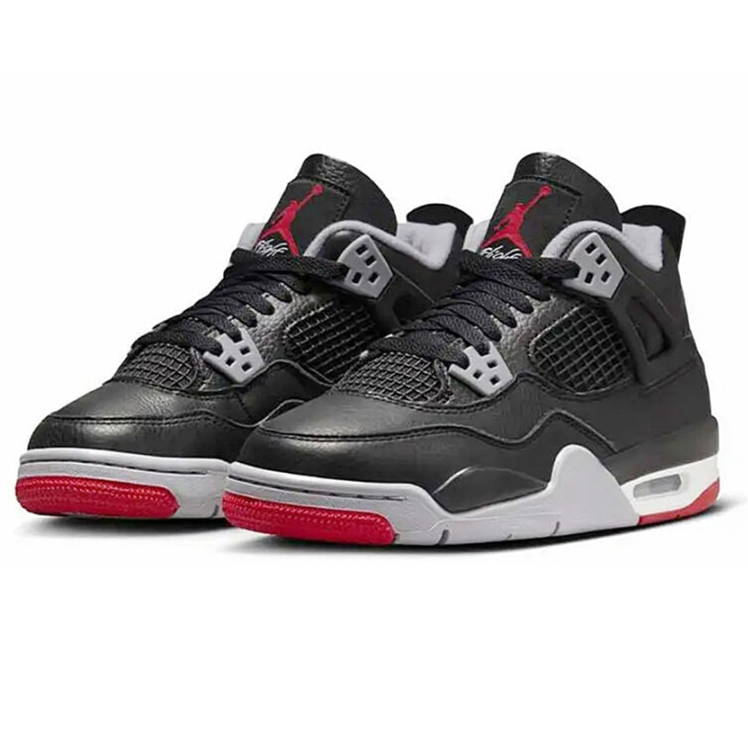 Air Jordan 4 Retro Bred Reimagined GS sneaker zijkant