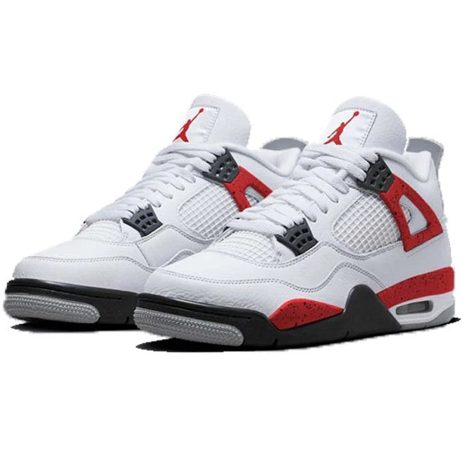 Air Jordan 4 Retro Red Cement sneaker zijkant