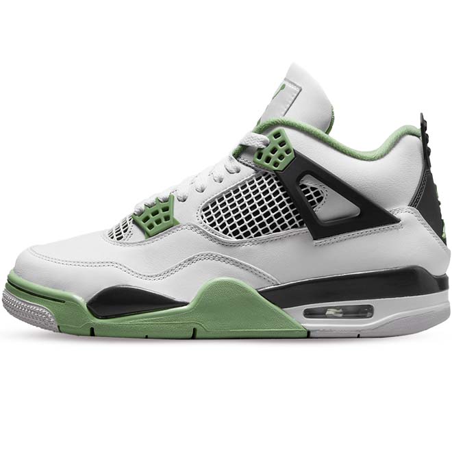 Air Jordan 4 Retro Seafoam women front view sneaker  