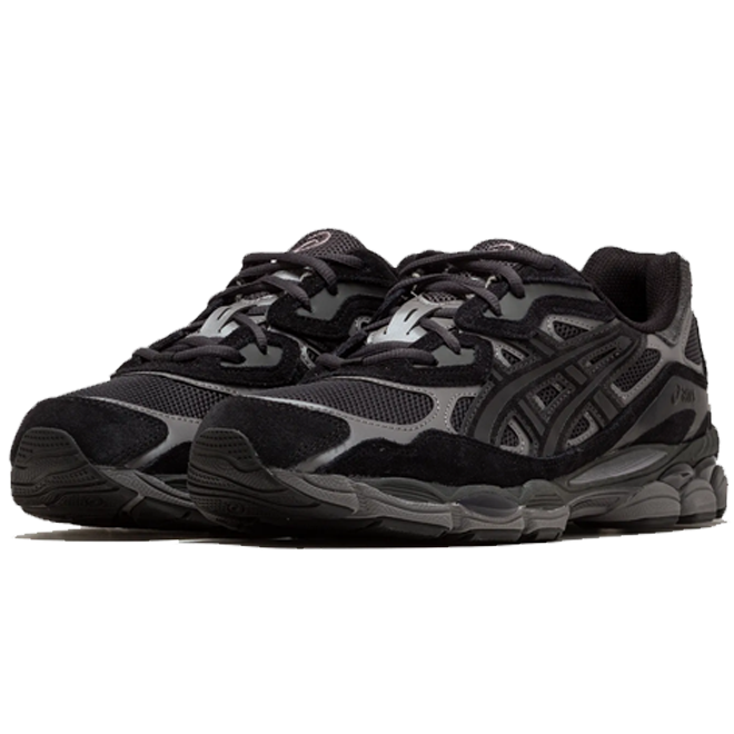ASICS Gel-NYC Graphite Grey Black sneaker zijkant