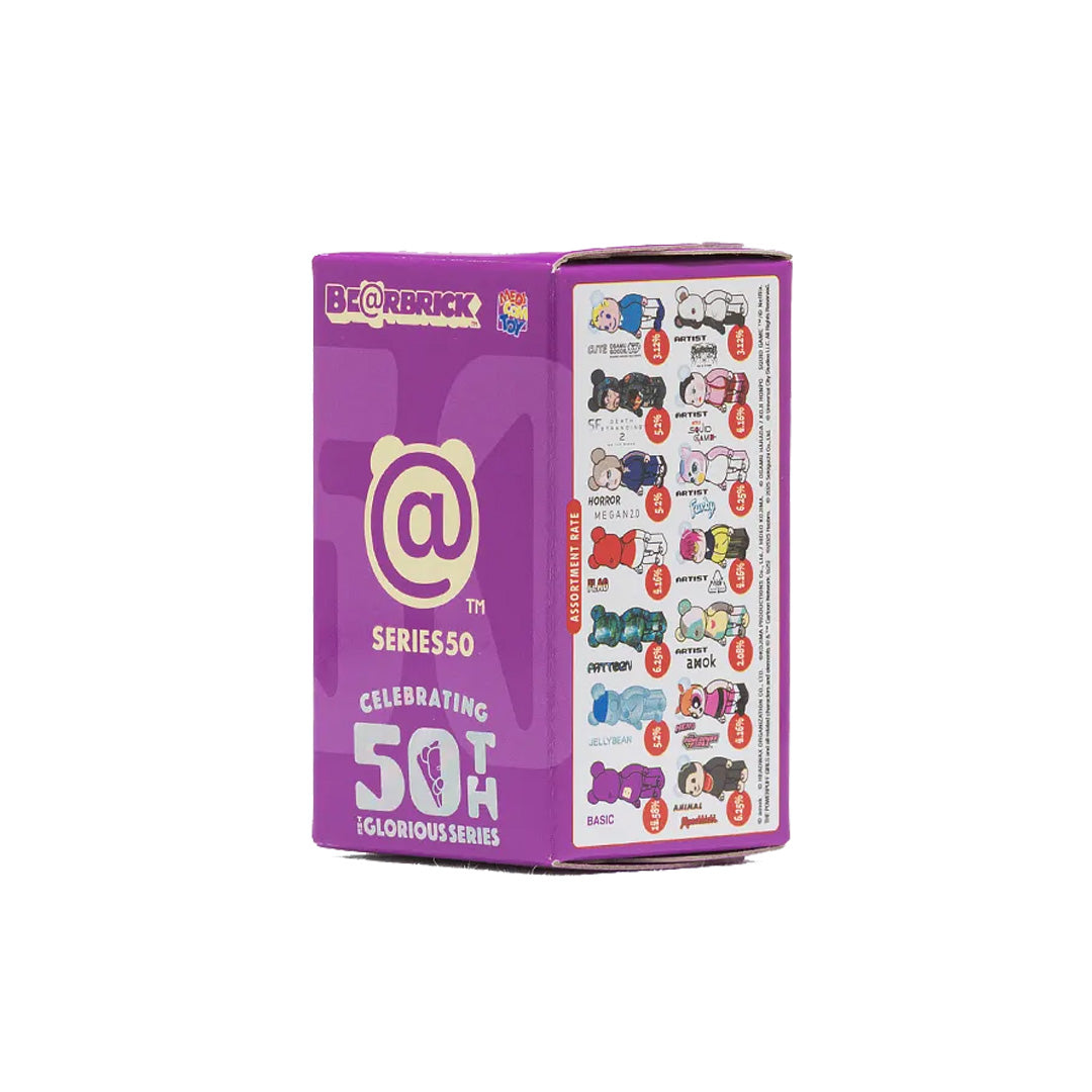 Bearbrick 100% Series 50 side view in box verpakking collectible