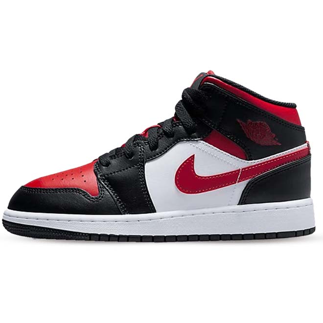 Jordan 1 mid Bred Toe GS