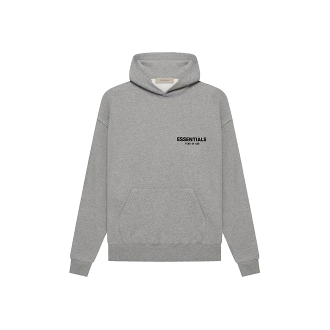 Fear of God Essentials Dark Oatmeal hoodie voorkant front view