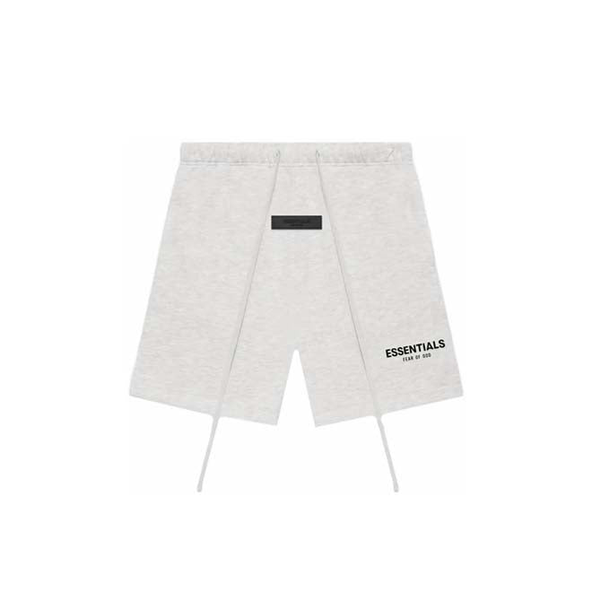 Fear of God Essentials Light Oatmeal Summer Set short elastische taille en pasvorm