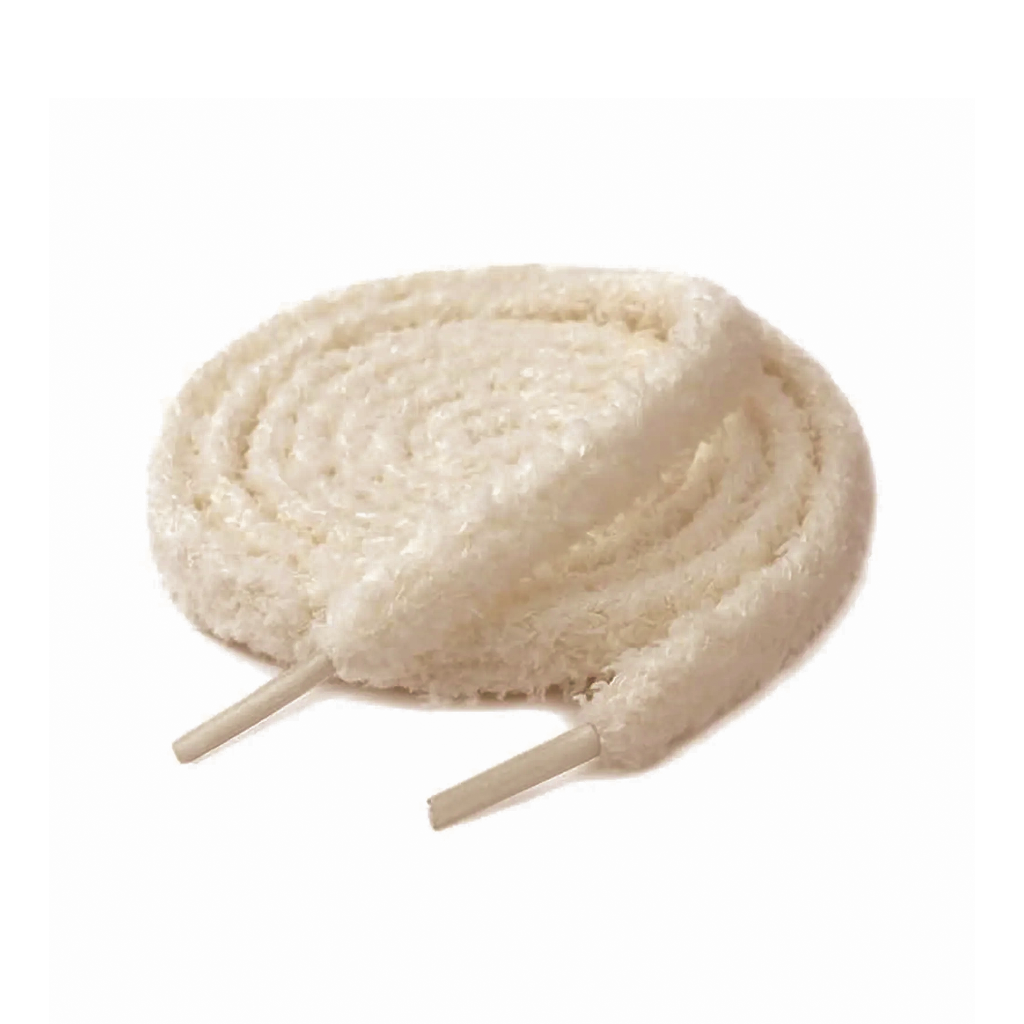 Fluffy beige veters premium kwaliteit zachte dikke schoenveters voor sneakers