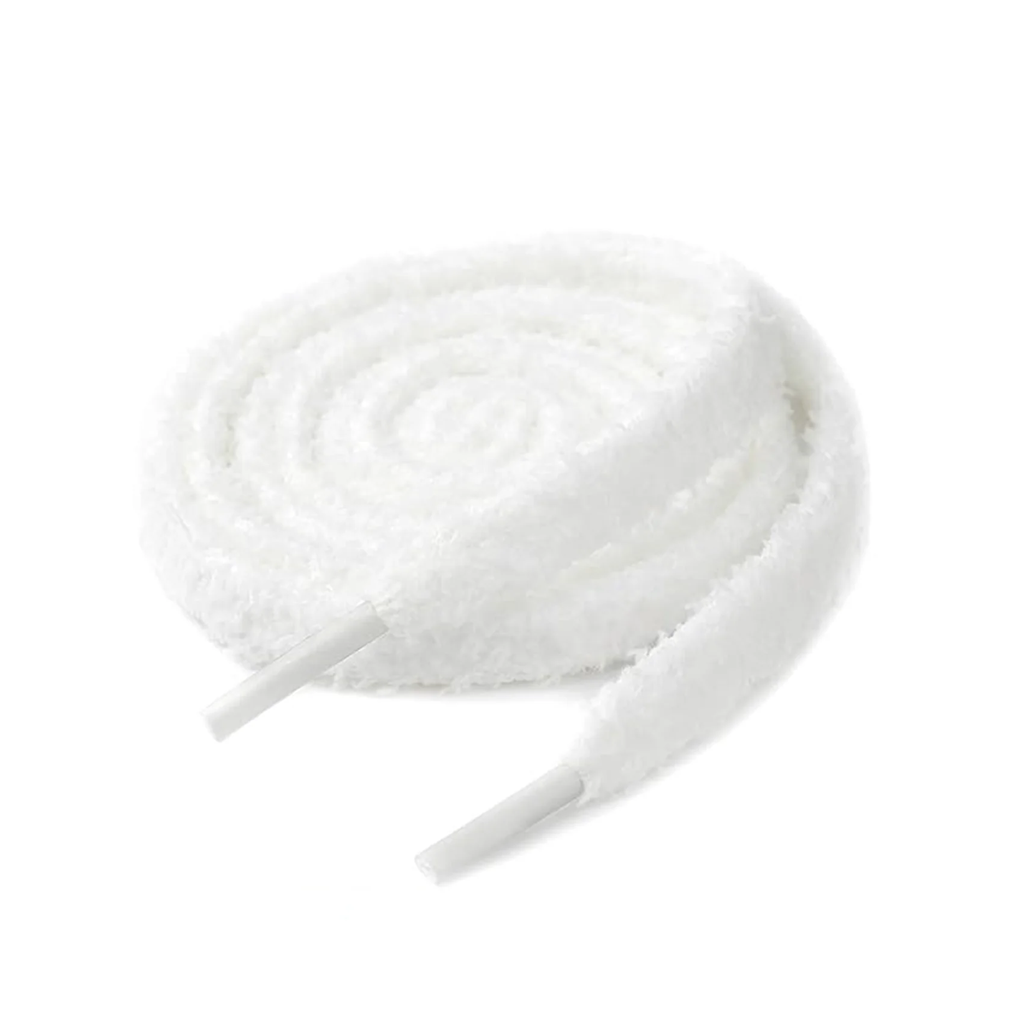 Fluffy witte veters premium kwaliteit zachte dikke schoenveters voor sneakers