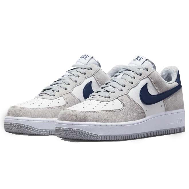Nike Air Force 1 Low '07 Light Smoke Grey Midnight Navy