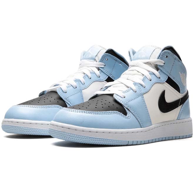 Nike Air Jordan 1 Mid Ice Blue GS