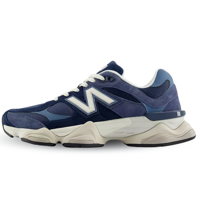 New Balance 9060 Vintage Indigo Heron Blue front view blauwe sneaker