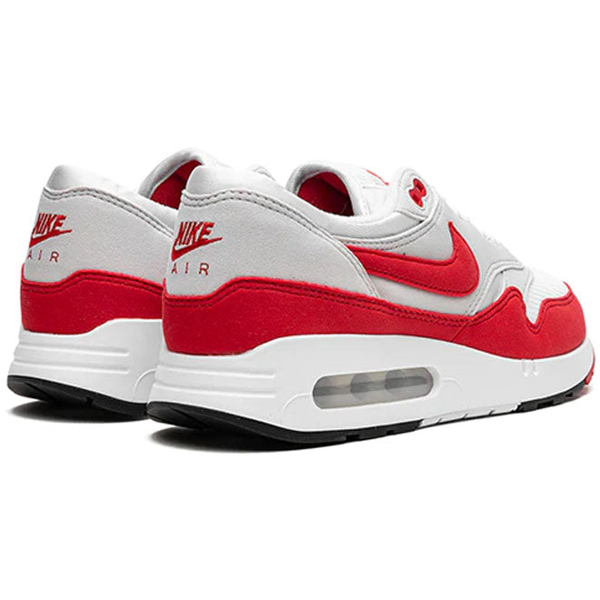 Nike Air Max 1 '86 Big Bubble achterkant met Nike Air branding en rode details