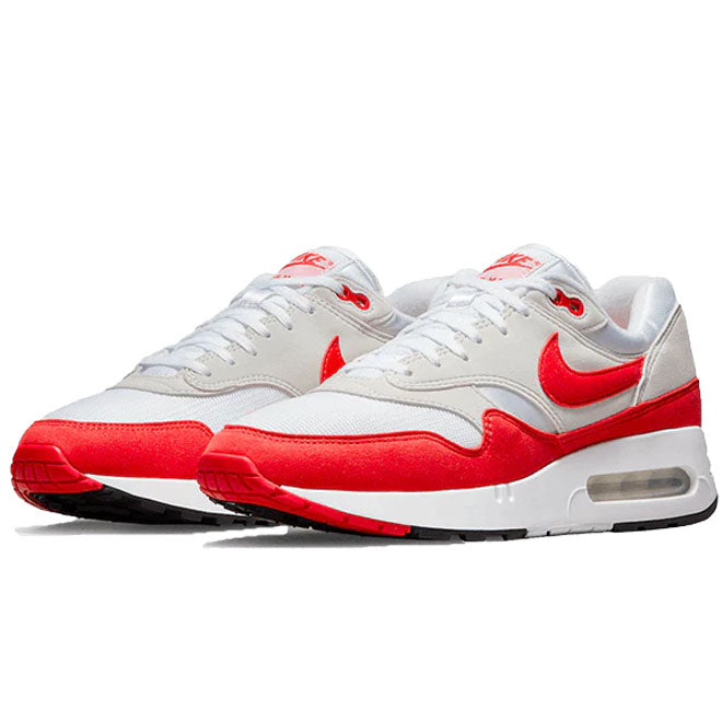 Nike Air Max 1 '86 Big Bubble zijkant met witte upper en grote zichtbare Air unit