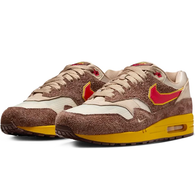 Nike Air Max 1 SWOOSH Low Poly Big Head Origins sneaker zijkant