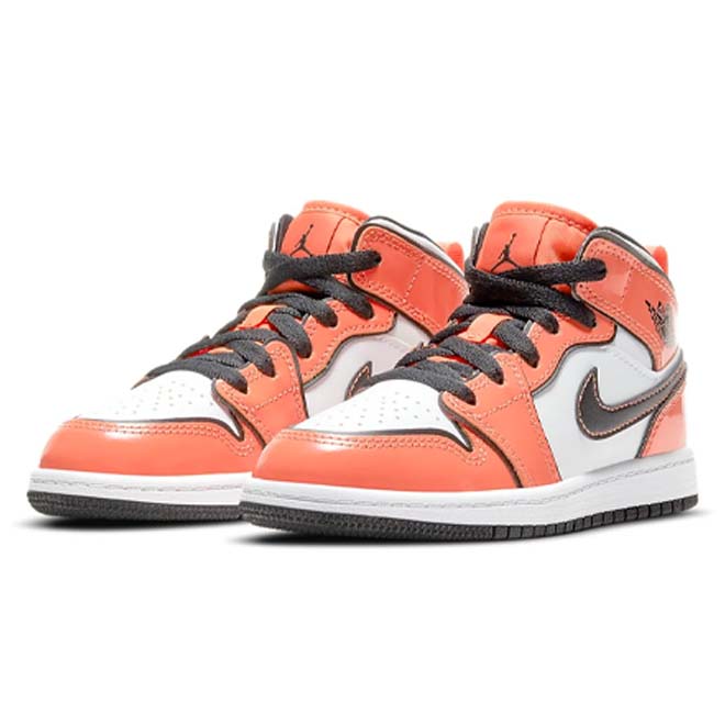 Jordan 1 Mid Turf Orange GS
