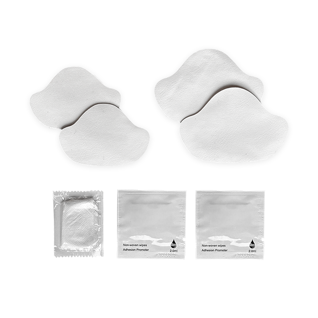 Witte schoen hiel reparatie pads 2 sets 4 stuks premium kwaliteit