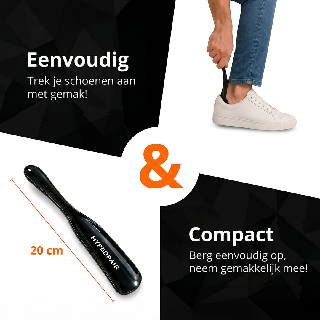 schoenlepel compact eenvoudig hypedpair schoentrekker eenvoudig en gemakkelijk