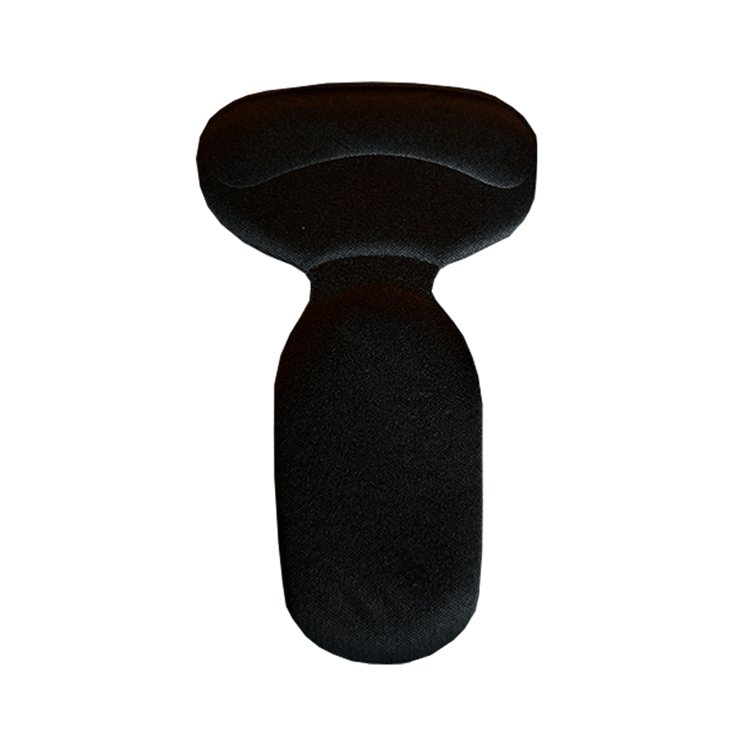 Sodrai inleg hielzooltjes zwart anti slip front view comfort hiel