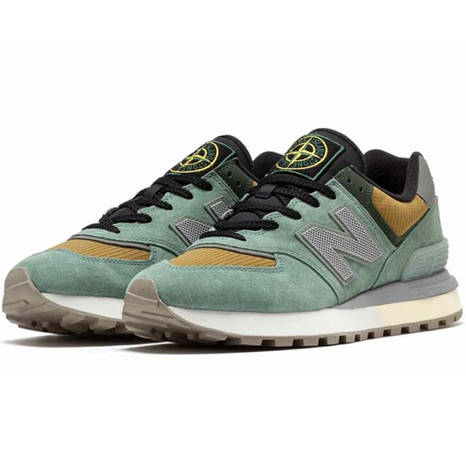 New Balance 574 Legacy Stone Island Light Green