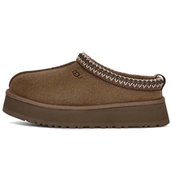 UGG Tazz Slipper Hickory women front view platform slipper