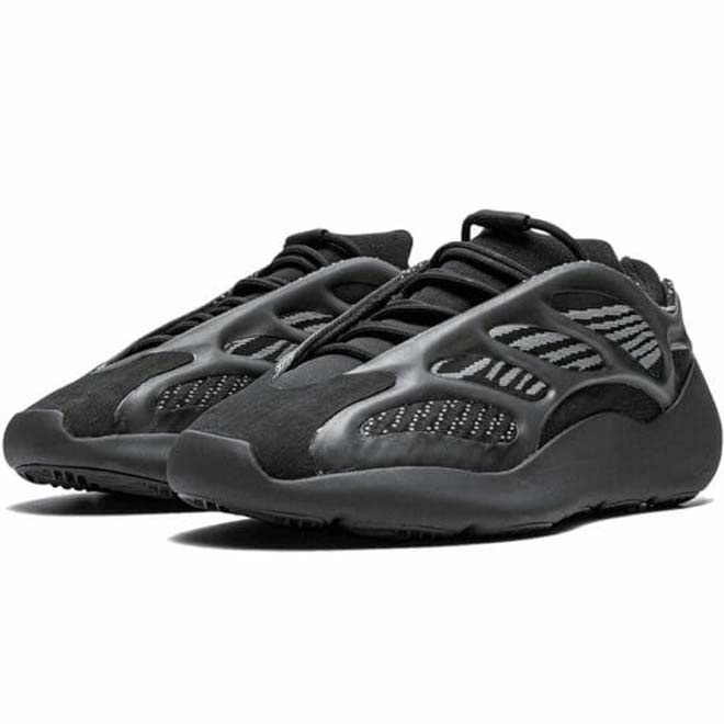 Adidas Yeezy 700 V3 Dark Glow zijkant glow cage en design detail