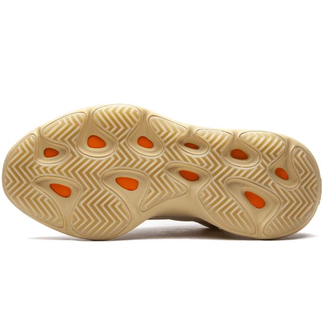 Adidas Yeezy Boost 700 V3 Safflower zool met grip patroon en chunky comfort zool
