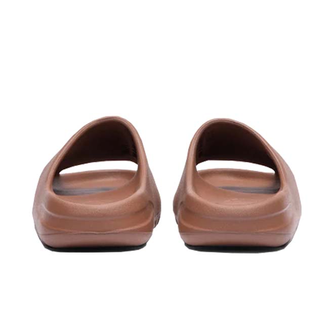 Adidas Yeezy Slide Flax achterkant hiel en vorm detail