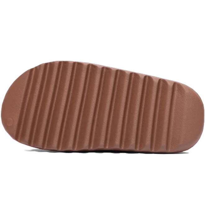 Adidas Yeezy Slide Flax zool onderkant grip patroon detail